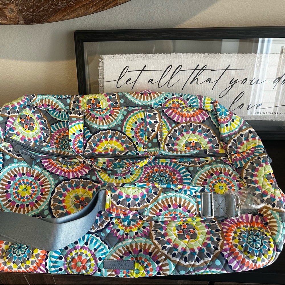 Vera Bradley Women's Cotton Large Travel Duffle Bag